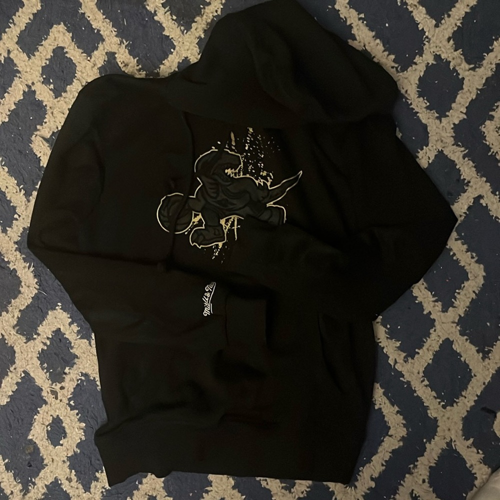 Black raptors hoodie